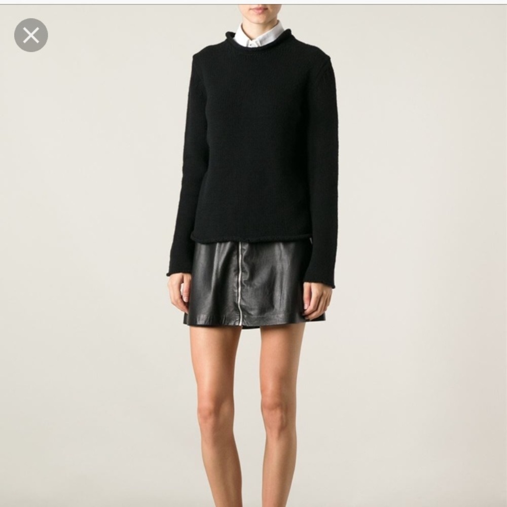 Hache alpaca roll neck sweater size 42